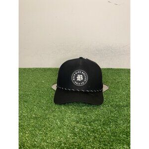 Back Nine Bullies golf co hat cap snap back black lighweight breathable mens